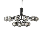Lustra Suspension en Verre Globe Cluster Laiton - Neutralighting