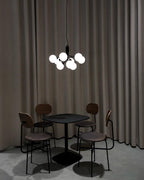 Lustra Suspension en Verre Globe Cluster Laiton - Neutralighting