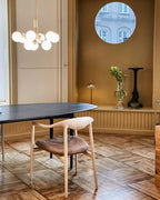 Lustra Suspension en Verre Globe Cluster Laiton - Neutralighting