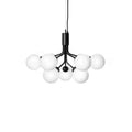 Lustra Suspension en Verre Globe Cluster Laiton - Neutralighting