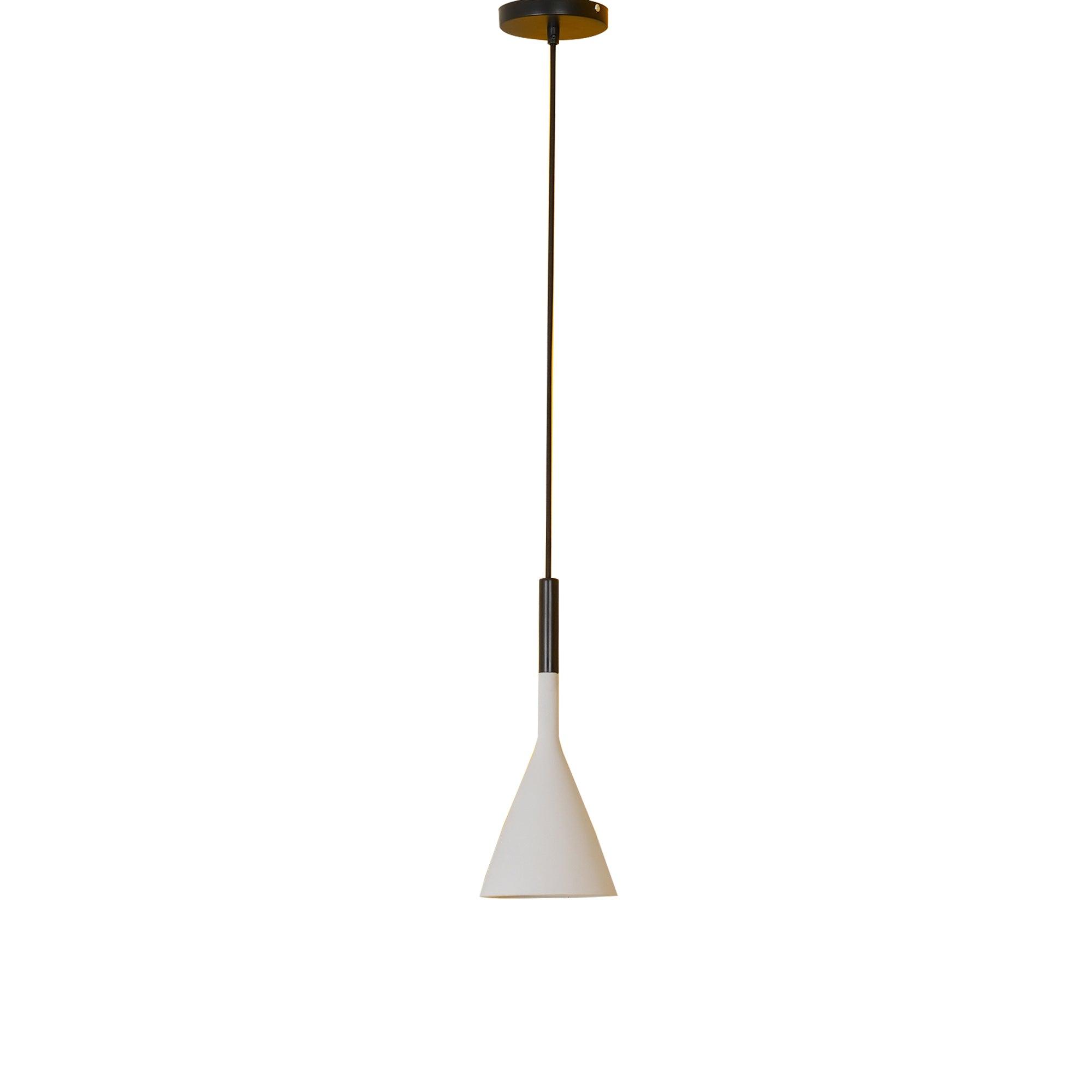 Solara Lampe suspendue conique en béton industrielle - Neutralighting