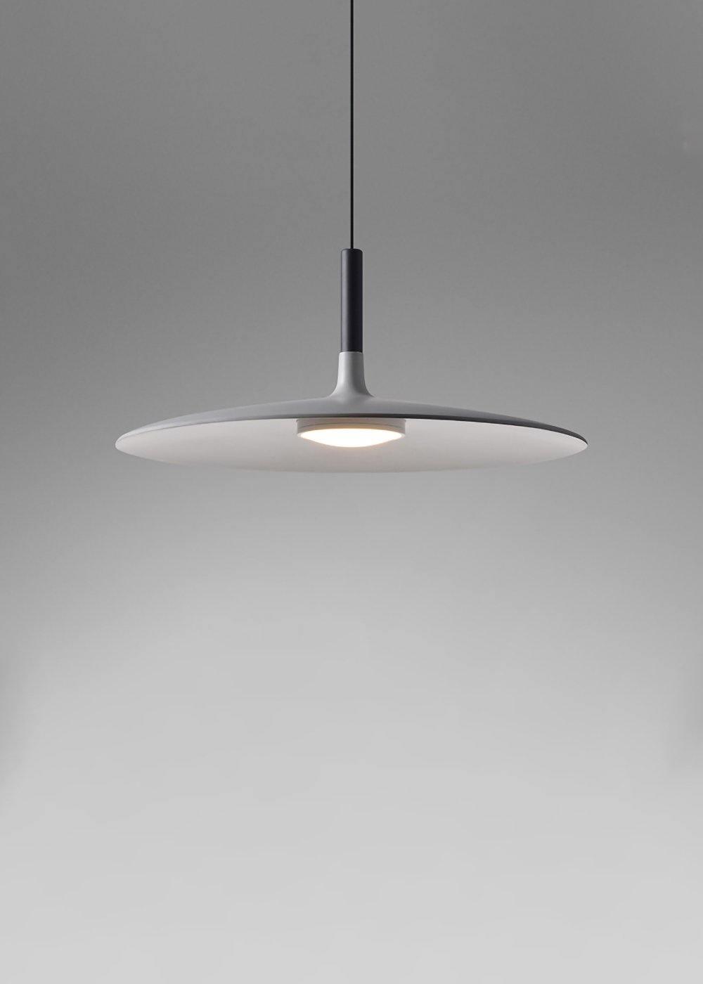 Lustra Suspension Lampe Disque Plat en Aluminium - Neutralighting