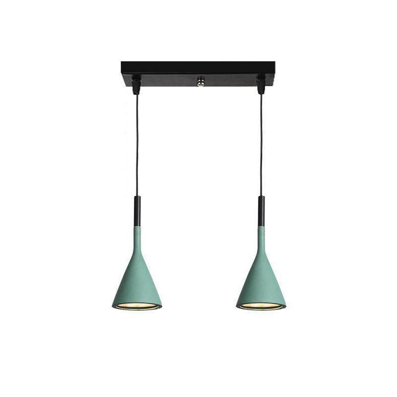 Solara Lampe suspendue conique en béton industrielle - Neutralighting
