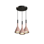 Solara Lampe suspendue conique en béton industrielle - Neutralighting