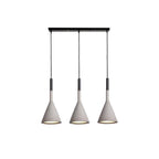 Solara Lampe suspendue conique en béton industrielle - Neutralighting