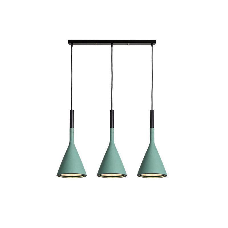 Solara Lampe suspendue conique en béton industrielle - Neutralighting