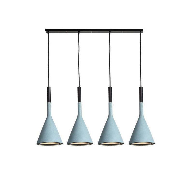 Solara Lampe suspendue conique en béton industrielle - Neutralighting