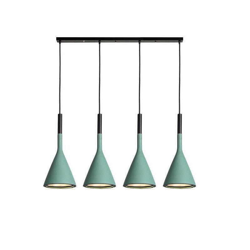 Solara Lampe suspendue conique en béton industrielle - Neutralighting