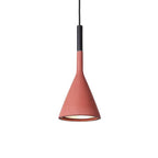 Solara Lampe suspendue conique en béton industrielle - Neutralighting