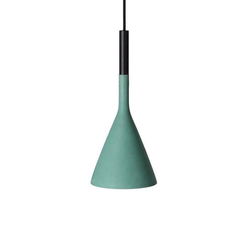 Solara Lampe suspendue conique en béton industrielle - Neutralighting