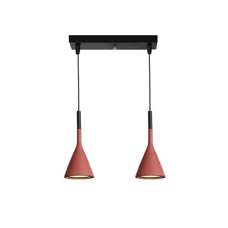 Solara Lampe suspendue conique en béton industrielle - Neutralighting