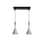Solara Lampe suspendue conique en béton industrielle - Neutralighting