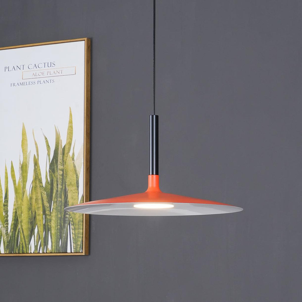 Lustra Suspension Lampe Disque Plat en Aluminium - Neutralighting