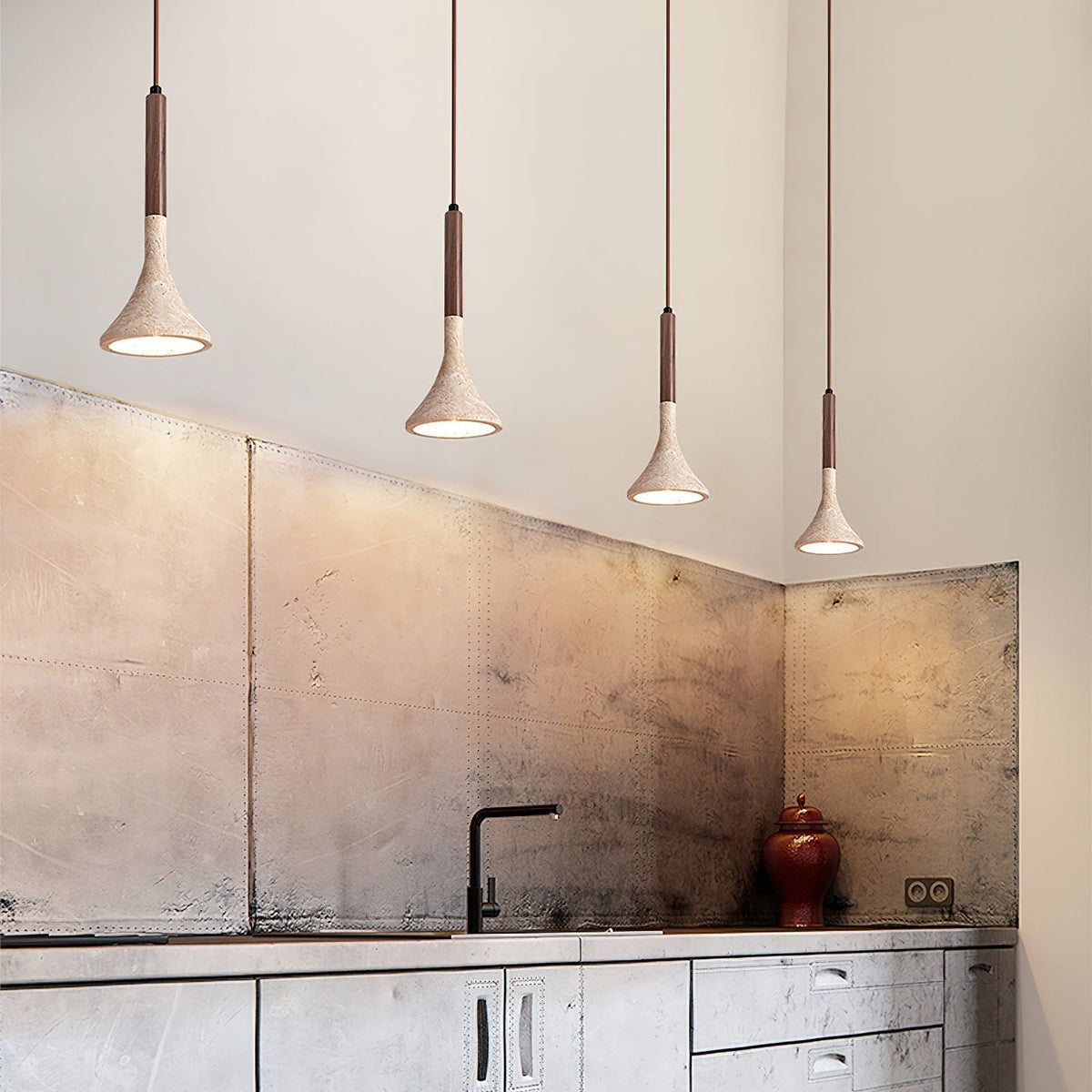 Ilnoren Suspension en Travertin - Neutralighting