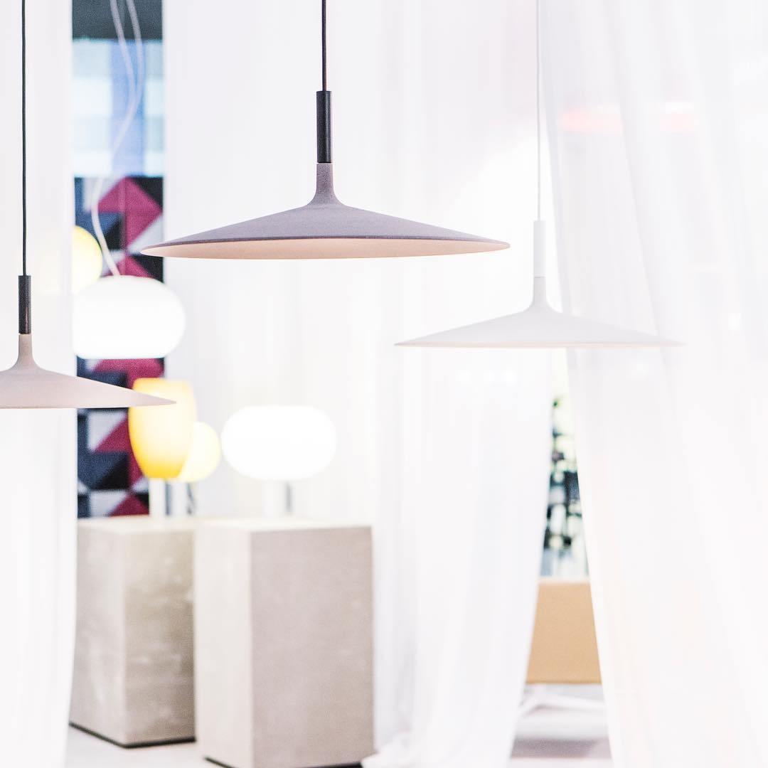 Lustra Suspension Lampe Disque Plat en Aluminium - Neutralighting