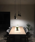 Solara Lampe suspendue conique en béton industrielle - Neutralighting