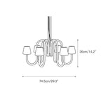 Ostruvyn Lustre Moderne En Verre De Qualité Supérieure - Neutralighting