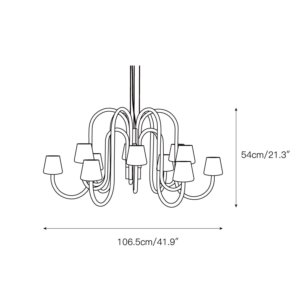 Ostruvyn Lustre Moderne En Verre De Qualité Supérieure - Neutralighting