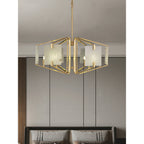 Plotuvys Chandelier Laiton Albâtre Luxe Postmoderne - Neutralighting