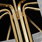 Plotuvys Chandelier Laiton Albâtre Luxe Postmoderne - Neutralighting