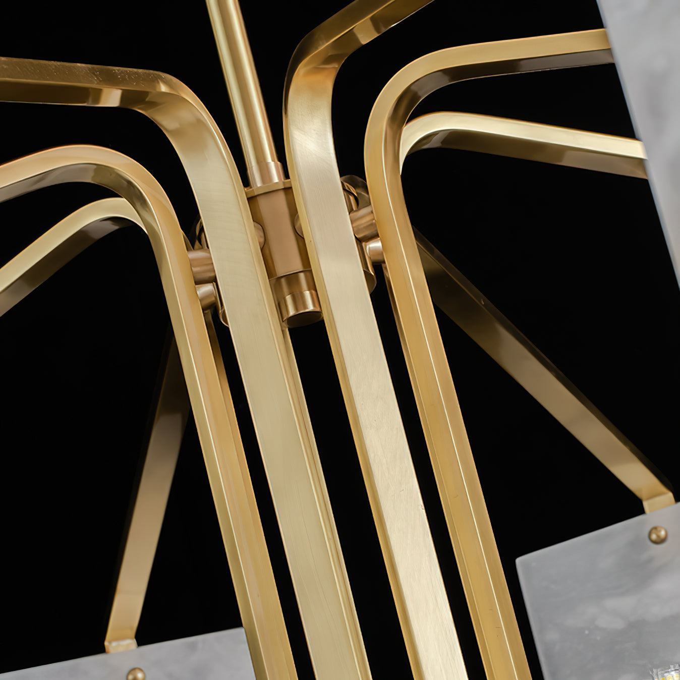 Plotuvys Chandelier Laiton Albâtre Luxe Postmoderne - Neutralighting