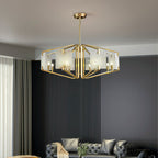 Plotuvys Chandelier Laiton Albâtre Luxe Postmoderne - Neutralighting