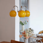 Lustra Chandelier Boules en Verre Jaune - Neutralighting