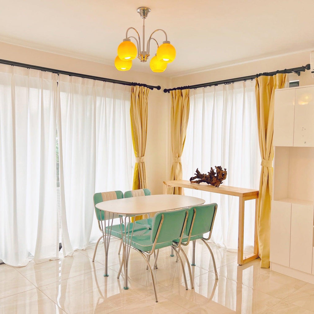 Lustra Chandelier Boules en Verre Jaune - Neutralighting