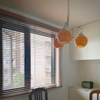 Lustra Chandelier Boules en Verre Jaune - Neutralighting
