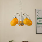 Lustra Chandelier Boules en Verre Jaune - Neutralighting
