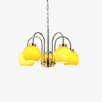 Lustra Chandelier Boules en Verre Jaune - Neutralighting