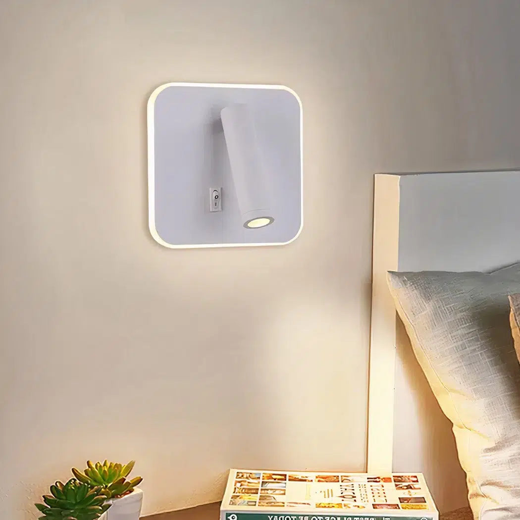 Applique murale — Plate avec interrupteur