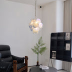 Aurora Chandelier Verre Murano Bleu Aqua - Neutralighting