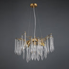 Lustra Chandelier Branches Cristal Suspension Sculpturale Artistique - Neutralighting