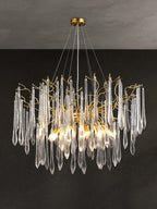 Lustra Chandelier Branches Cristal Suspension Sculpturale Artistique - Neutralighting