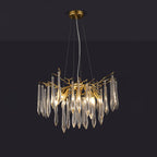 Lustra Chandelier Branches Cristal Suspension Sculpturale Artistique - Neutralighting