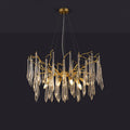Lustra Chandelier Branches Cristal Suspension Sculpturale Artistique - Neutralighting
