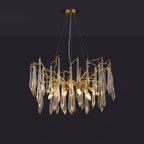 Lustra Chandelier Branches Cristal Suspension Sculpturale Artistique - Neutralighting