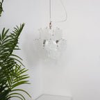 Aurora Lustre Abricot Murano Verre Disque Superposé Artistique - Neutralighting