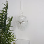 Aurora Lustre Abricot Murano Verre Disque Superposé Artistique - Neutralighting