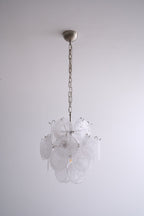 Aurora Lustre Abricot Murano Verre Disque Superposé Artistique - Neutralighting