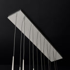 Aurance Lustre avec abat-jours en laiton poli et cristal Minimaliste - Neutralighting