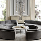 Zenith Chandelier Minimaliste Cristal Laiton - Neutralighting