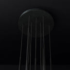 Zenith Chandelier Minimaliste Cristal Laiton - Neutralighting