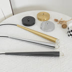 Zenith Chandelier Minimaliste Cristal Laiton - Neutralighting