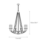 Ostruvyi Chandelier Métal Industriel Minimaliste Moderne - Neutralighting