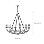 Ostruvyi Chandelier Métal Industriel Minimaliste Moderne - Neutralighting