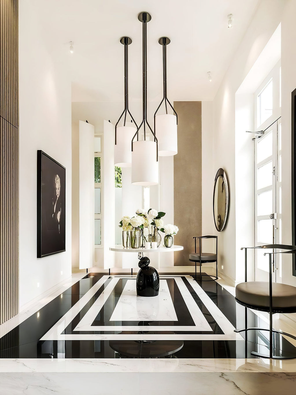 Lustra Chandelier LED 3-Lumières Laiton Moderne - Neutralighting