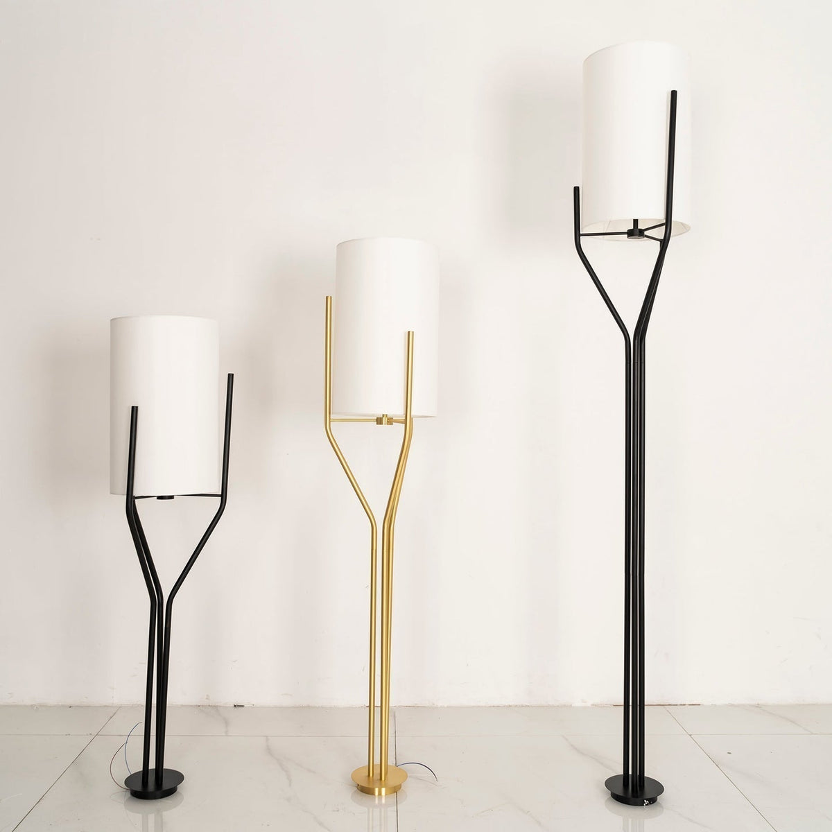 Lustra Chandelier LED 3-Lumières Laiton Moderne - Neutralighting