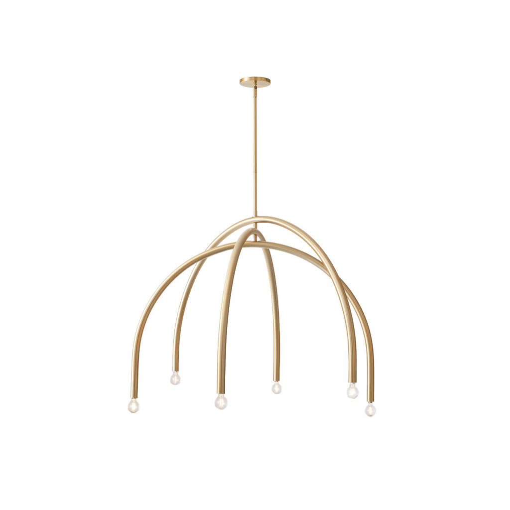 Hadden Chandelier Laiton Métal Minimaliste Moderne - Neutralighting